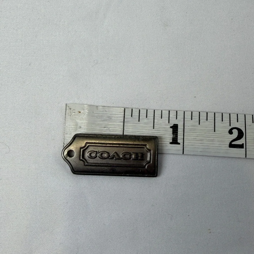 Coach Hangtag Lot Unisex OS Multicolor Leather Metal Replacement Bag Charm Fob